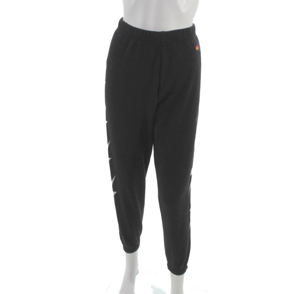 Aviator Nation Unisex Black Graphic Sweatpants Size XS